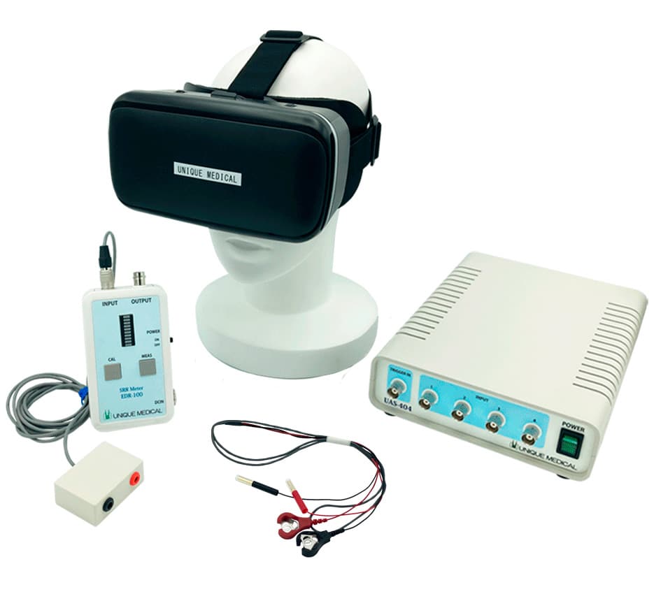 VR映像-皮膚電気抵抗測定システム