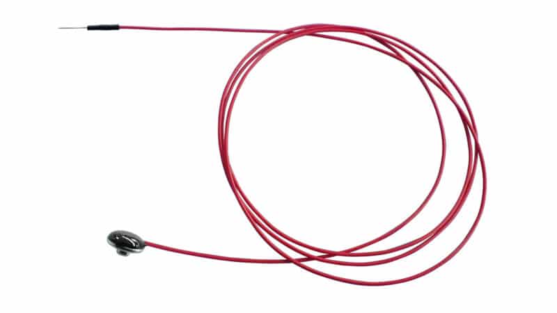 ボタンフックのコネクタ。接続機器に合わせた形状を作成します。汎用性のある接続コネクタ。