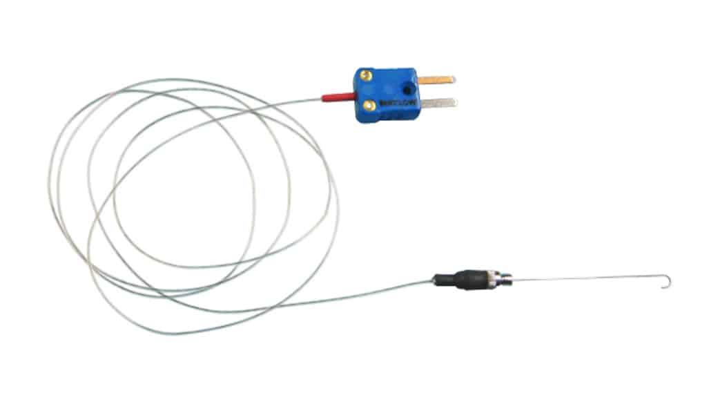 熱電対温度センサー、T熱電対、サーモカップル、フック型温度センサー、温度プローブ