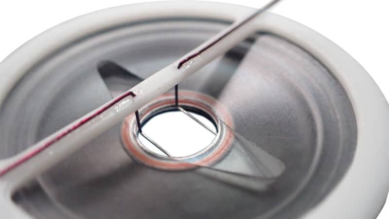 細胞刺激電極、イメージング、定電圧刺激、白金電極、プラチナ電極、電解しにくい