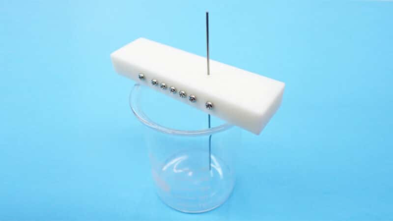 神経用電極、フック電極、鉤電極、治具作成