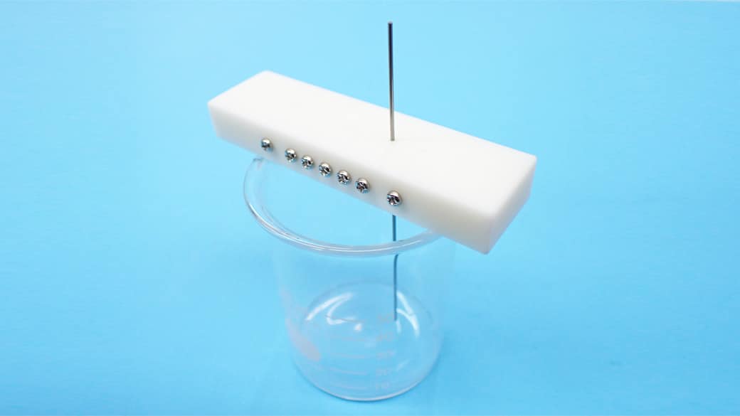 神経用電極、フック電極、鉤電極、治具作成