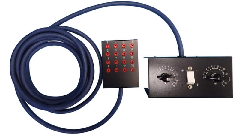 切替BOX、セレクトボックス、電極セレクター、刺激切替、スイッチボックス