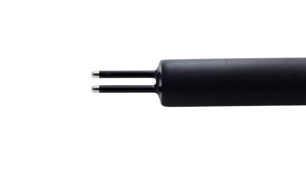 神経刺激、バイポーラ、双極刺激、電気刺激、スティック電極