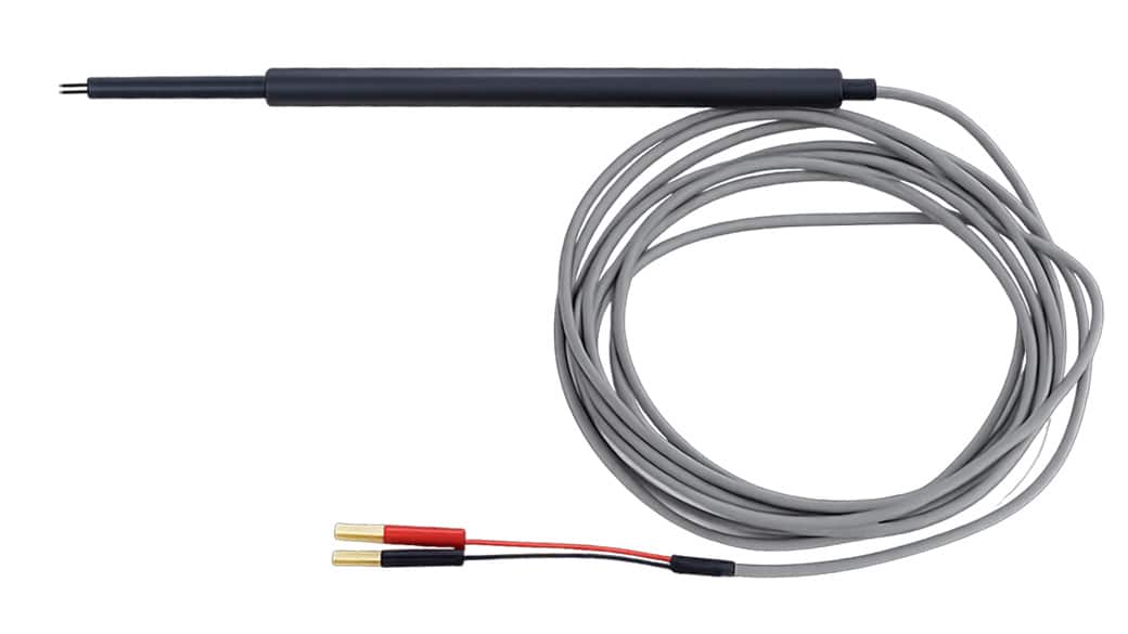 神経刺激、バイポーラ、双極刺激、電気刺激、スティック電極